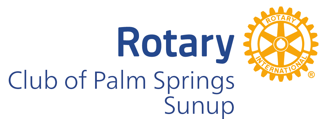 Rotary Logo - Palm Springs Sunup